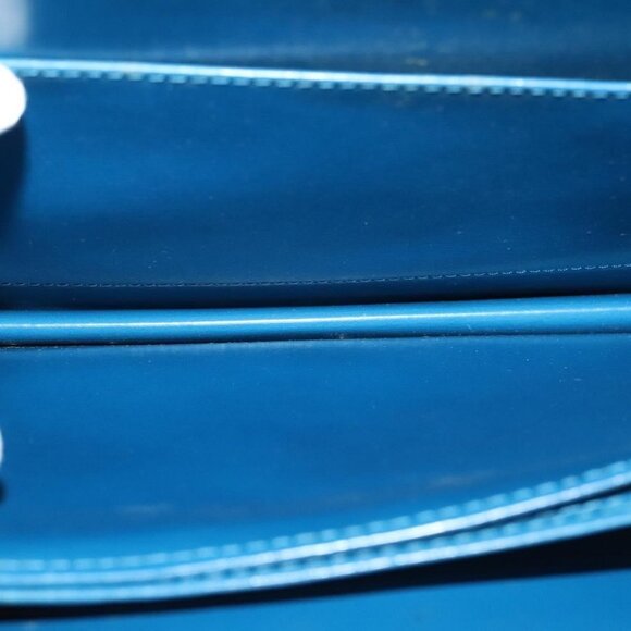 Authentic LOUIS VUITTON Epi Capuchin Shoulder Bag Blue M52345 LV - Picture 2 of 16